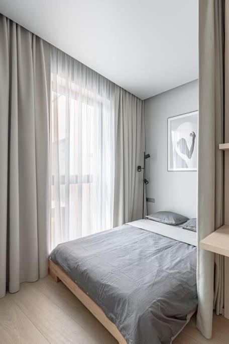 شقة Cozy Japanese Oasis With Balcony, Gramophone, Netflix فيلنيوس المظهر الخارجي الصورة